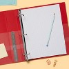 1.5" 3 Ring Binder Clear View - up&up™ - 2 of 3