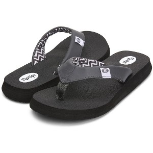 Floopi Women's Bella Yoga Mat Thong Flip Flop - 7, Gray - 1 of 4
