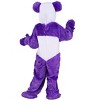 HalloweenCostumes.com Girl's Furry Purple Panda Costume for Toddlers - 2 of 2