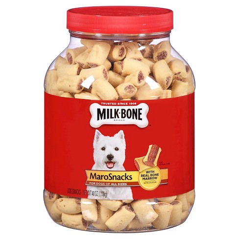 Milk-Bone MaroSnacks With Real Bone Marrow Canister 40oz ...