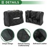 Unique Bargains Universal Car Tissue Holder for Storage Tissues Box Cover Car Backseat Extra Large Tissue Organization Faux Leather Black - 4 of 4