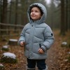 Rokka&Rolla Boys' Grid Winter Coat Kids' Fleece Lined Jacket - 4 of 4