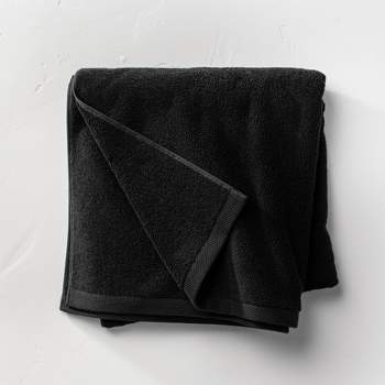 Organic Bath Sheet Black - Casaluna™