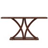 Resenkos Entryway Table, Console Sofa Table,63" Farmhouse Console Table, Industrial Wood Sofa Entryway Table Brown - 2 of 3