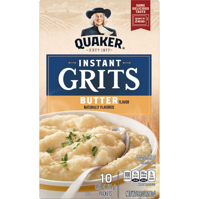 Quaker Instant Grits Butter - 10ct/9.8oz, 2 of 6