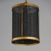 Maxim Lighting Rattan 1 - Light Pendant in  Natural Aged Brass - 2 of 4
