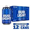 Bud Light American Lager Beer - 12pk/12 fl oz Cans - 3 of 4