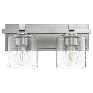 Quorum Lighting 2 - Light Vanity in  Satin Nickel - 1 of 1