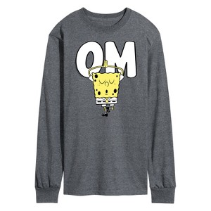 Men's - SpongeBob SquarePants - Yoga Pants Long Sleeve Graphic T-Shirt - 1 of 4