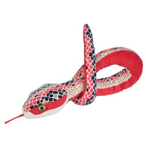 Wild Republic Plush Snake  Red Scales Snake Stuffed Animal, 54 Inches - 1 of 1