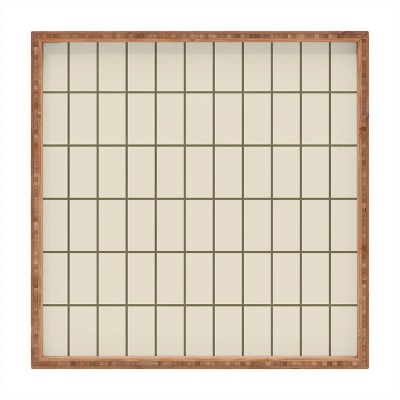 13" Wood Alisa Galitsyna Back To Basic Small Square Tray - society6