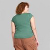 Women's Cap Sleeve Ruched Side Seam T-Shirt - Wild Fable™ - 3 of 3
