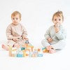 SARO 60 Piece Colorful Wooden Building Blocks Set - FSC Certified, Safe Construction Toy for Toddlers & Kids, Develops Fine Motor Skills - 4 of 4