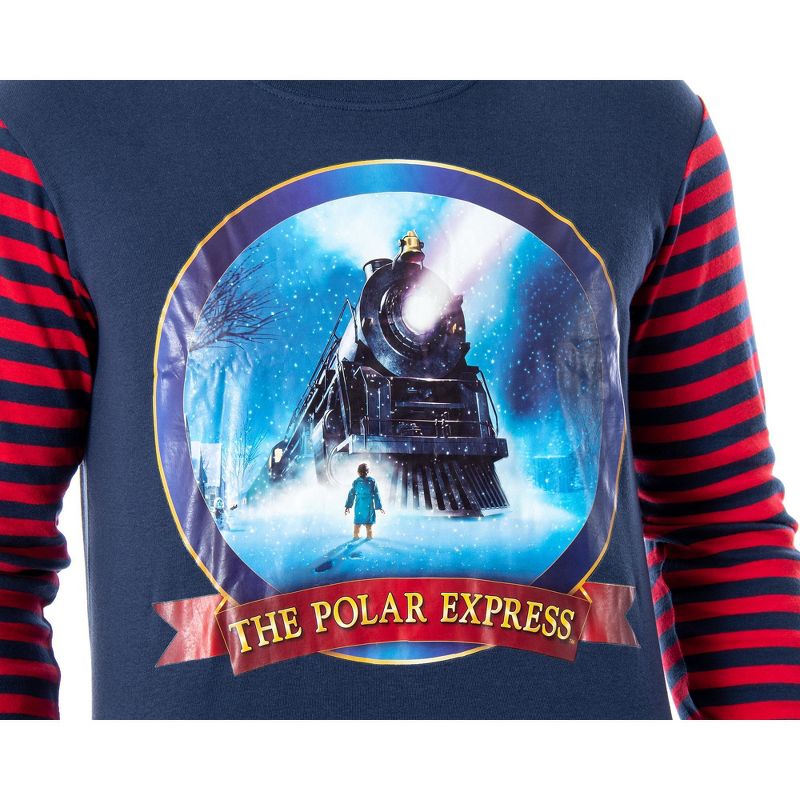 The Polar Express Train Matching Family Pajama Set Tight Fit Cotton Pajamas, 3 of 7