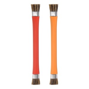 Unique Bargains Phone Motherboard Cleaning Brush 12x15mm Bristles Hair Brush, Orange + Red - 1 of 4