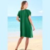 Swim 365 Women's Plus Size Box-Pleat Cover Up - 3 of 4
