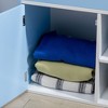 FONTOI Kids Toy Storage Organizer for Preschool & Early Reading, Kids Bookcase with Cabinet, Book Organizer Kids Playroom, Blue, 25.75"*36.5"*11.5" - 4 of 4