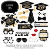 Big Dot of Happiness Hello College - 2025 Graduation Party Photo Booth Props Kit - 20 Count - 2 of 4