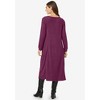 Woman Within Plus Size Petite Thermal Knit A-Line Dress - 3 of 4