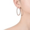 Guili Big Hoop Earrings with Colored Cubic Zirconia in Green, Red, Blue, Gold, Pink, and White, Featuring a Bold Design, Perfect for Statement Looks - 3 of 3