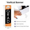 Big Dot of Happiness Orange Graduation Party Door Decoration - Vertical Banner - 3 of 4