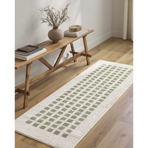 Hauteloom Baback Green Washable Area Rug - 1 of 4