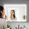 VEVOR LED Bathroom Mirror, 36" x 48" LED Bathroom Vanity Mirror, Stepless 3 Colors Temperature Dimmable Bathroom Mirror, Wall Mounted, White - 2 of 4