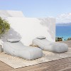 Christopher Knight Home Maeve Outdoor Modern Versatile Bean Bag Lounge Chair with a Pillow( Set of 2) - 2 of 4