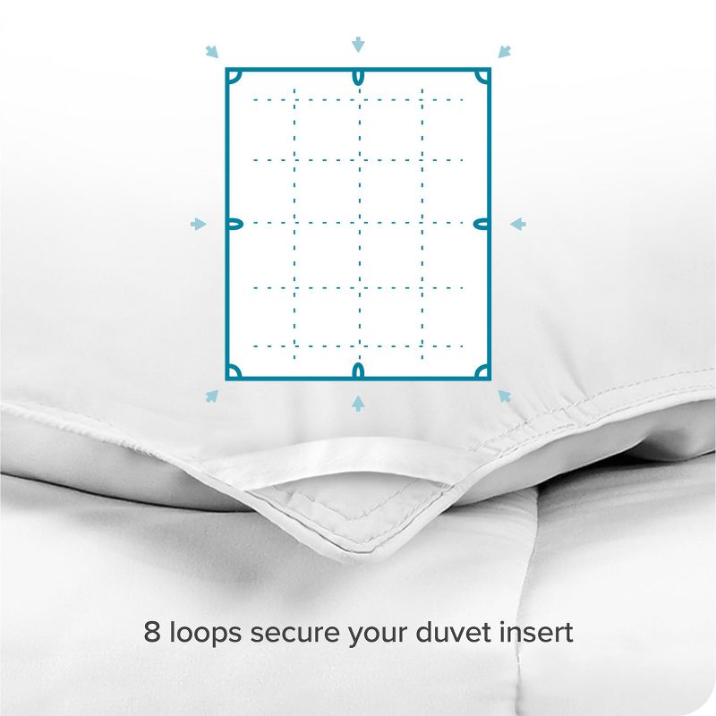 Goose Down Alternative Comforter Duvet Insert by Bare Home, 3 of 8