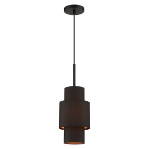 Livex Lighting Sentosa 1 - Light Pendant in  Black - 1 of 4
