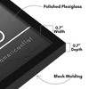 Americanflat 20x28 Picture Frame with Polished Plexiglass - Streamline Collection - Thin Border Picture Frame for Wall Display - Black - 3 of 4