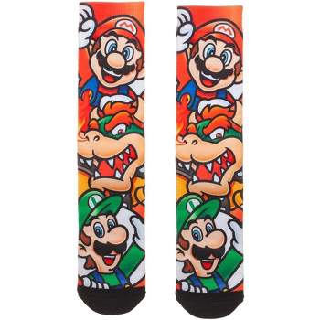  Retail Sales Solutions Mario Bros 3 Sock Bundle - Fire 8 Bit  Mario, Green Luigi - Mushroom and Black - Red Mario : Clothing, Shoes &  Jewelry
