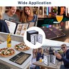 WeChef 30 Pcs Restaurant Menu Covers Trifold for 8.5x11" 3 Page 6 View & 4.25x11" Half Page for Wine List Drink cafe Bar - 2 of 4