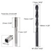 Unique Bargains Straight Flute Tapping Threading Repair Tool Tap and Drill Set - 2 of 3