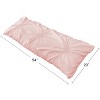 Sweet Jojo Designs Girl Body Pillow Cover (Pillow Not Included) 54in.x20in. Harper Solid Blush Pink - 4 of 4