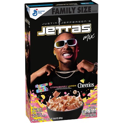 General Mills Justin Jefferson's Jettas Mix Family Size Breakfast Cereal - 19.8oz