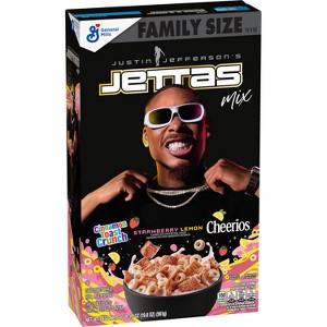 General Mills Justin Jefferson's Jettas Mix Family Size Breakfast Cereal - 19.8oz - 1 of 4