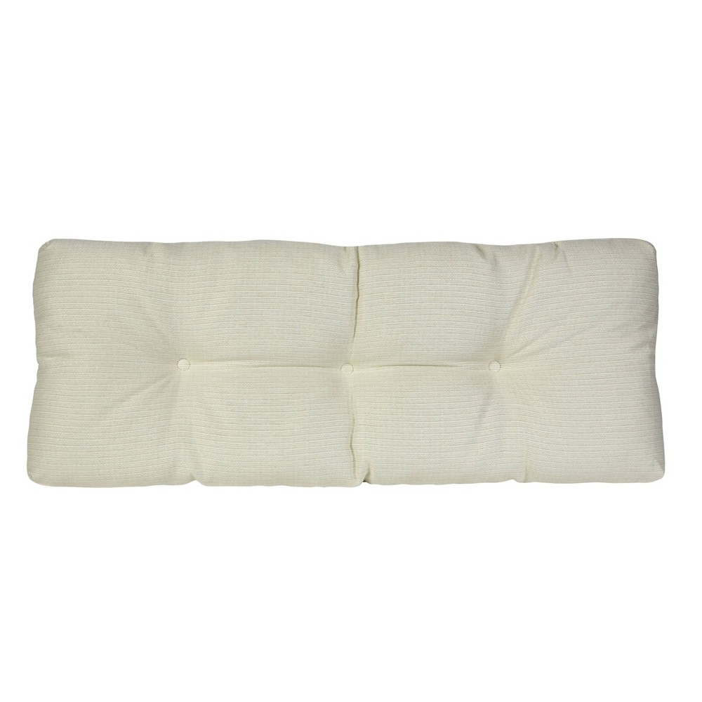 Photos - Pillow Gripper 35" Tufted Omega Universal Bench Cushion Ivory