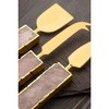 Brittany Rose Quartz Cheese Knives, Set of 3 - 4 of 4