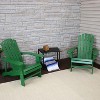 Sunnydaze Fir Wood Painted Finish Coastal Bliss Outdoor Adirondack Chair - 4 of 4