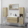 vidaXL Bathroom Mirror Sonoma Oak 35.4 - 4 of 4