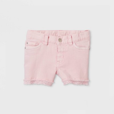 pink jeans shorts