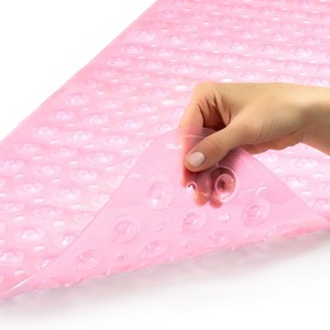 H+S - Antimicrobial Bath Mat - Pink - 1 of 4