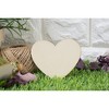 Juvale 24 Pack Unfinished Wood Heart Cutouts, 3.1 x 3.5 In, Ideal Arts & Crafts Supplies, Decorations for Valentine's Day - 2 of 4