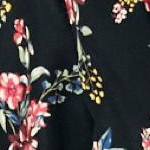 black floral