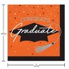 Creative Converting Graduate School Spirit Orange Paper Beverage Napkins 108ct - 4 of 4