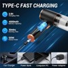 SILVEL Cordless Car Vacuum Cleaner 12000PA High Power Handheld 2 in 1 Vacuum with Brushless Motor Digital Display for Car Home Office - 2 of 4