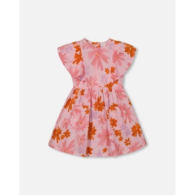 pink and coral flowers