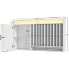 PAKASEPT Hair Color Organizer Rack, Wall Mounted Salon Storage Cabinet with Adjustable Shelves, Hair Dye Display for Salon, Barber Shop - 2 of 4