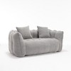 Cesicia 64.57 in-W x 33.86 in-D x 23.23 in-H Brown Chenille Soft Bean Bag Seat for 2 People - 3 of 4